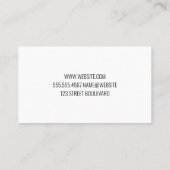 ハミングバードのロゴ | デジタル芸術的背景 名刺 (裏面)