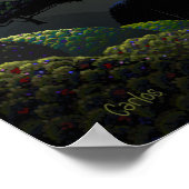 ハミングバードの休憩場所 ポスター (角)