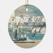 ハミングバードの信仰は、私が神であることを知っている セラミックオーナメント (左)
