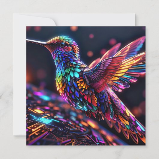 ハミングバードの年：月々の旅 シーズンカード (正面)