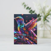 ハミングバードの年：月々の旅 ポストカード (スタンド正面)