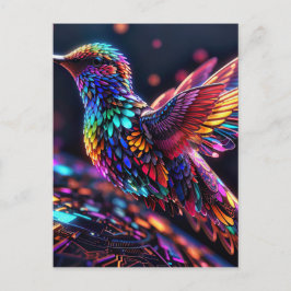 ハミングバードの年:月々の旅 ポストカード