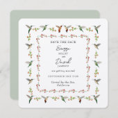 ハミングバードの日付を保存 (正面/裏面)