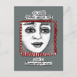 ハミングバードの翼はがき ポストカード