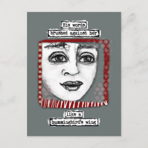 ハミングバードの翼はがき ポストカード