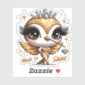 ハミングバードやる気を起こさせるステッカーに仕上げ シール (シート)