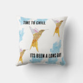 ハミングバードを冷やす時間 クッション (裏面)