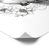 ハミングバードアダルトカラーリング ポスター (角)