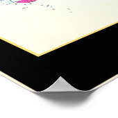 ハミングバードアニマル野生動物フローラ ポスター (角)