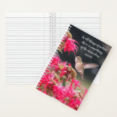 ハミングバードアリストテレス哲学引用文 ノートブック (内側)