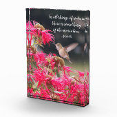 ハミングバードアリストテレス哲学引用文 フォトブロック (右)