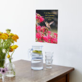 ハミングバードアリストテレス哲学引用文 箔ポスター (レイダウン (キッチン))