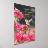 ハミングバードアリストテレス哲学引用文 箔ポスター (レイダウン)