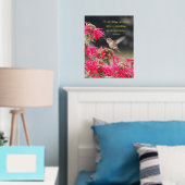 ハミングバードアリストテレス哲学引用文 箔ポスター (インサイチュ (寝室))