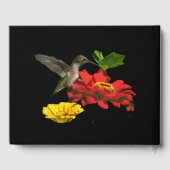 ハミングバードアンドフラワーバースデーパーティーゲストブック ゲストブック (裏面)