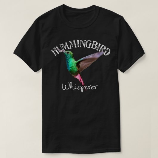 ハミングバードウイスパーラー大好きハミングバード Tシャツ (デザイン正面)