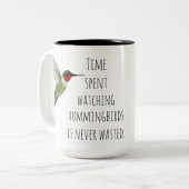 ハミングバードウォッチング ツートーンマグカップ (正面左)