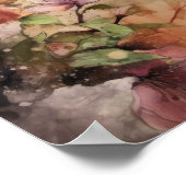 ハミングバードウォーターカラーアートプリントポスター ポスター (角)