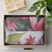 ハミングバードウォーターカラーフローラアート 薄葉紙 (ギフト)