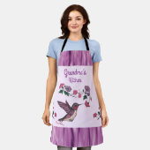 ハミングバードエプロン エプロン (着用した状態)