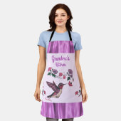 ハミングバードエプロン エプロン (着用した状態)