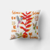 ハミングバードオータム/秋 クッション (裏面)