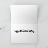 ハミングバードカップルのバレンタインデーパーソナライズされた シーズンカード (内部)