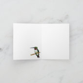ハミングバードカードライトグリーン サンキューカード (内部)