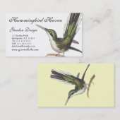 ハミングバードカード、ガーデンデザイナー、ギフトショップなど 名刺 (正面/裏面)