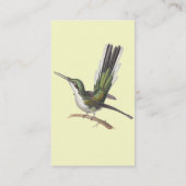 ハミングバードカード、ガーデンデザイナー、ギフトショップなど 名刺 (裏面)