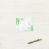 ハミングバードガーデンバードウォーター色アート ポストイット (デスク上)