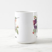 ハミングバードガーデンフラワースプリングタイム コーヒーマグカップ (中央)