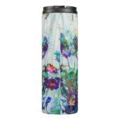 ハミングバードガーデン絵画抽象芸術 タンブラー (裏面)