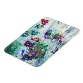 ハミングバードガーデン絵画抽象芸術 マグネット (左側)