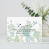 ハミングバードガーデン ウォーターカラー ウェディングパーティー エンクロージャーカード (スタンド正面)