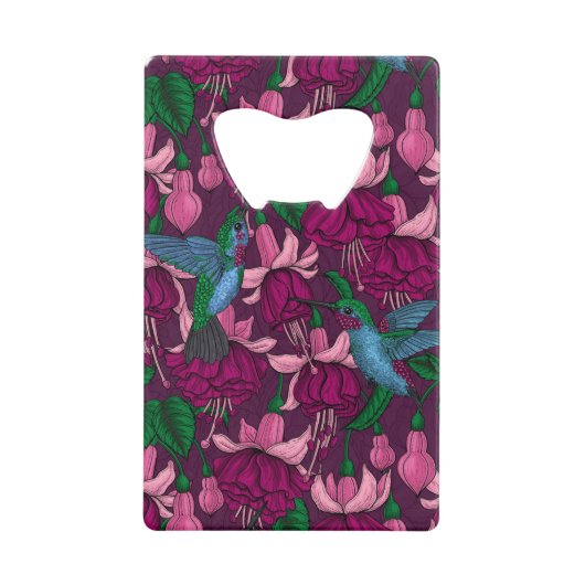 ハミングバードガーデン クレジットカード栓抜き (正面)