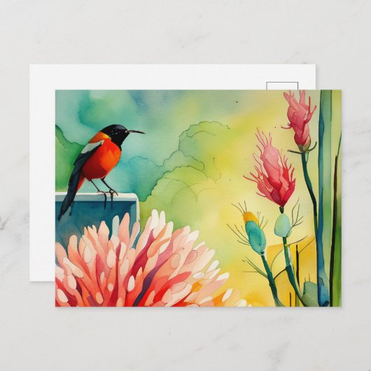 ハミングバードガーデン シーズンポストカード (正面/裏面)