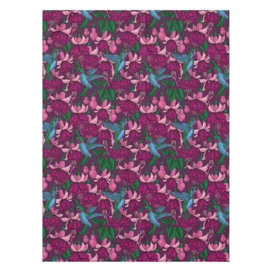 ハミングバードガーデン テーブルクロス (正面)