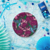 ハミングバードガーデン ペーパープレート (パーティー)