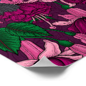 ハミングバードガーデン ポスター (角)