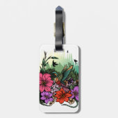 ハミングバードガーデン ラゲッジタグ (裏面縦)