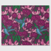 ハミングバードガーデン ラッピングペーパー (フラット)