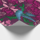 ハミングバードガーデン ラッピングペーパー (角)