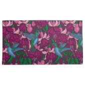 ハミングバードガーデン 枕カバー (正面右)