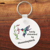 ハミングバードキーチェーンバードラバーギフト キーホルダー (正面)