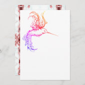 ハミングバードギフトカード 招待状 (正面/裏面)