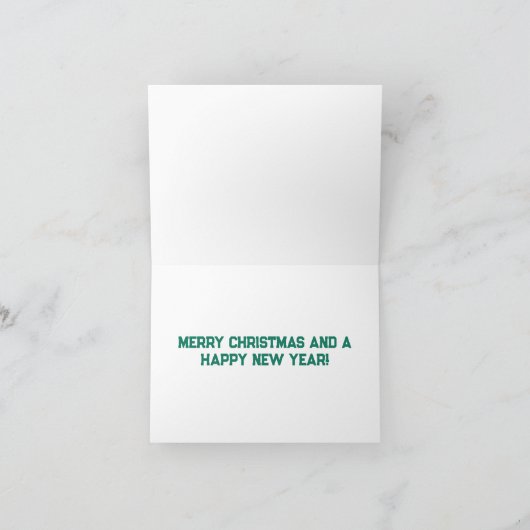 ハミングバードクリスマスカード カード (内部)