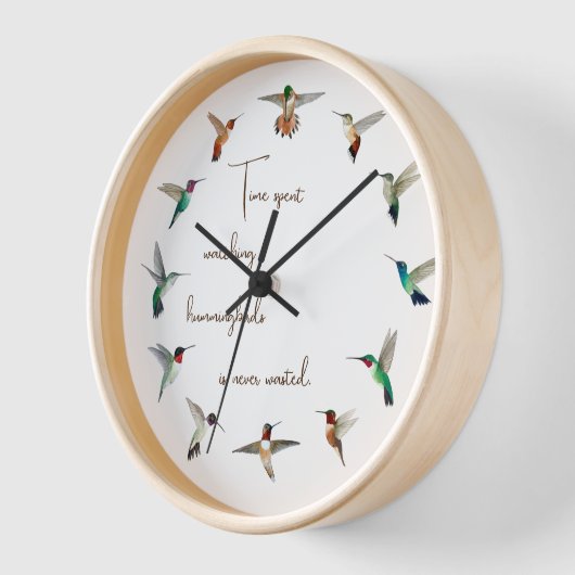 ハミングバードクロック 壁時計 (傾斜)