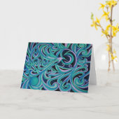 ハミングバードグリーティングカード カード (黄色い花)