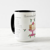 ハミングバードケーキレシピコーヒーマグ マグカップ (正面左)